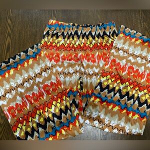 2 for $12 ⚜️Focus 2000 Colorful Palazzo Pants Wide Legs Comfort Waist Size Large